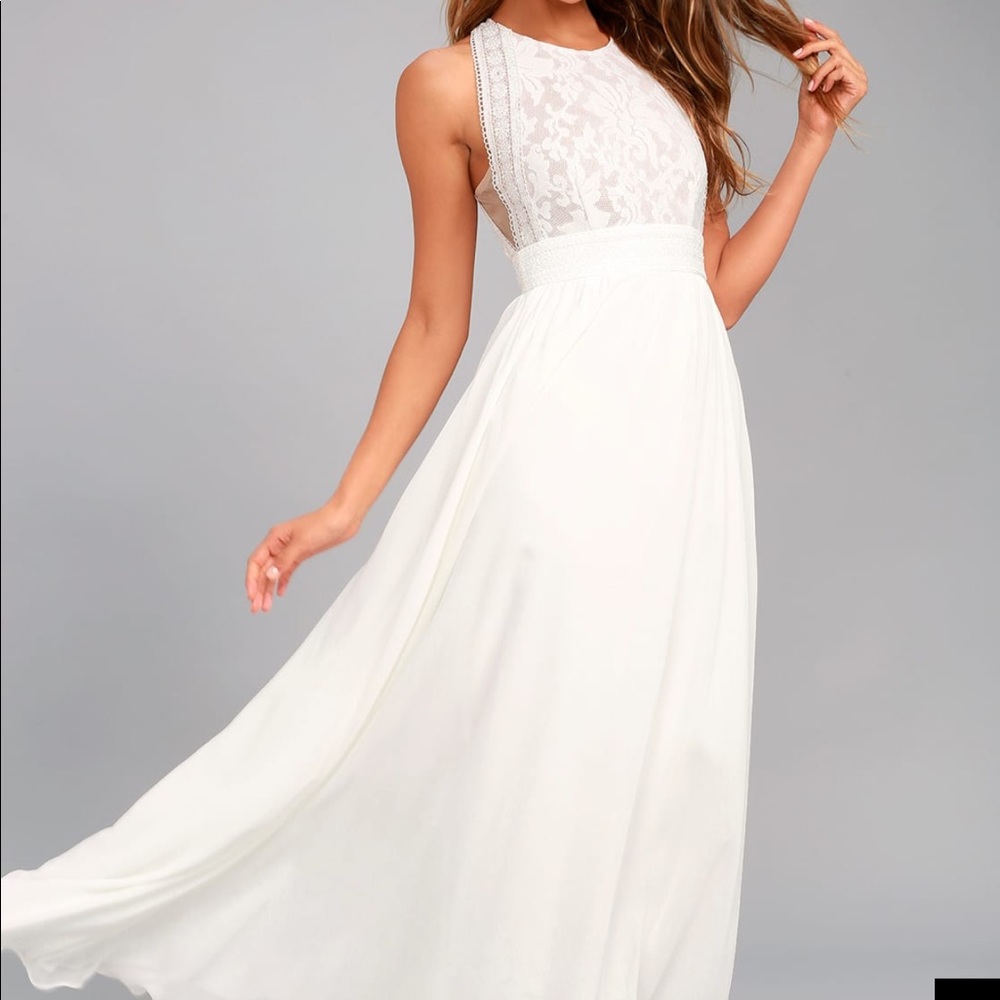 White dress